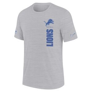 Youth Detroit Lions Nike White Sideline Velocity Performance T-Shirt Boys Large